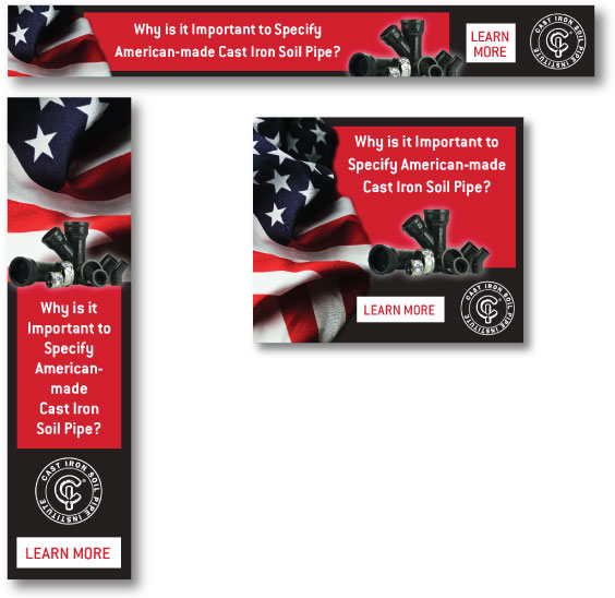 CISPI Cast Iron Crew (Buy American) Digital Banners