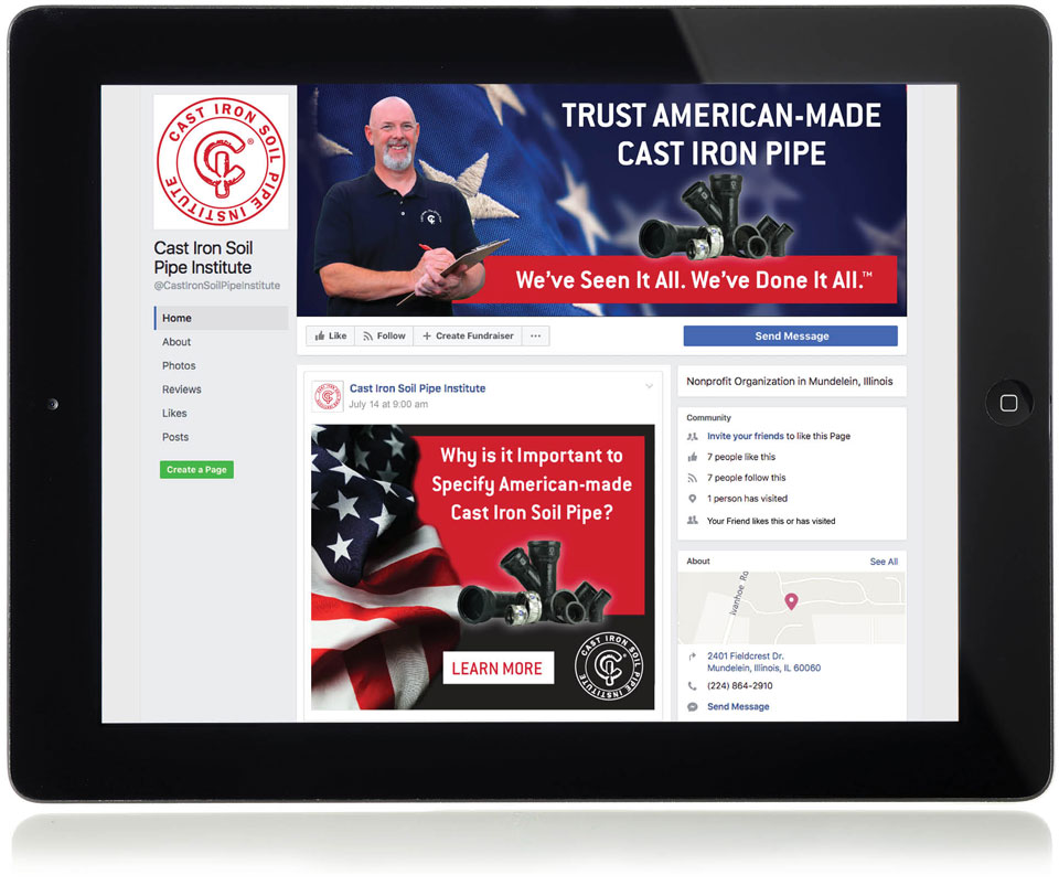 CISPI Cast Iron Crew (Buy American) Social Media Graphics